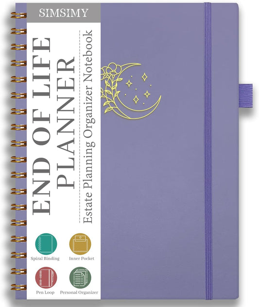 Elbenwald End of Life Planner – Estate Planning & Important Information Organizer | Final Wishes & Legacy Workbook