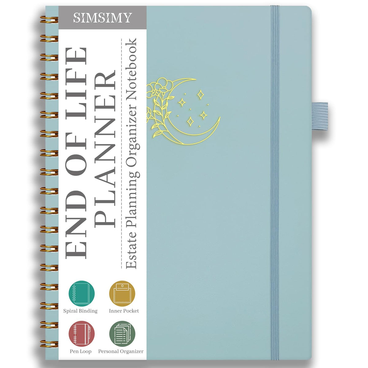 Elbenwald End of Life Planner – Estate Planning & Important Information Organizer | Final Wishes & Legacy Workbook