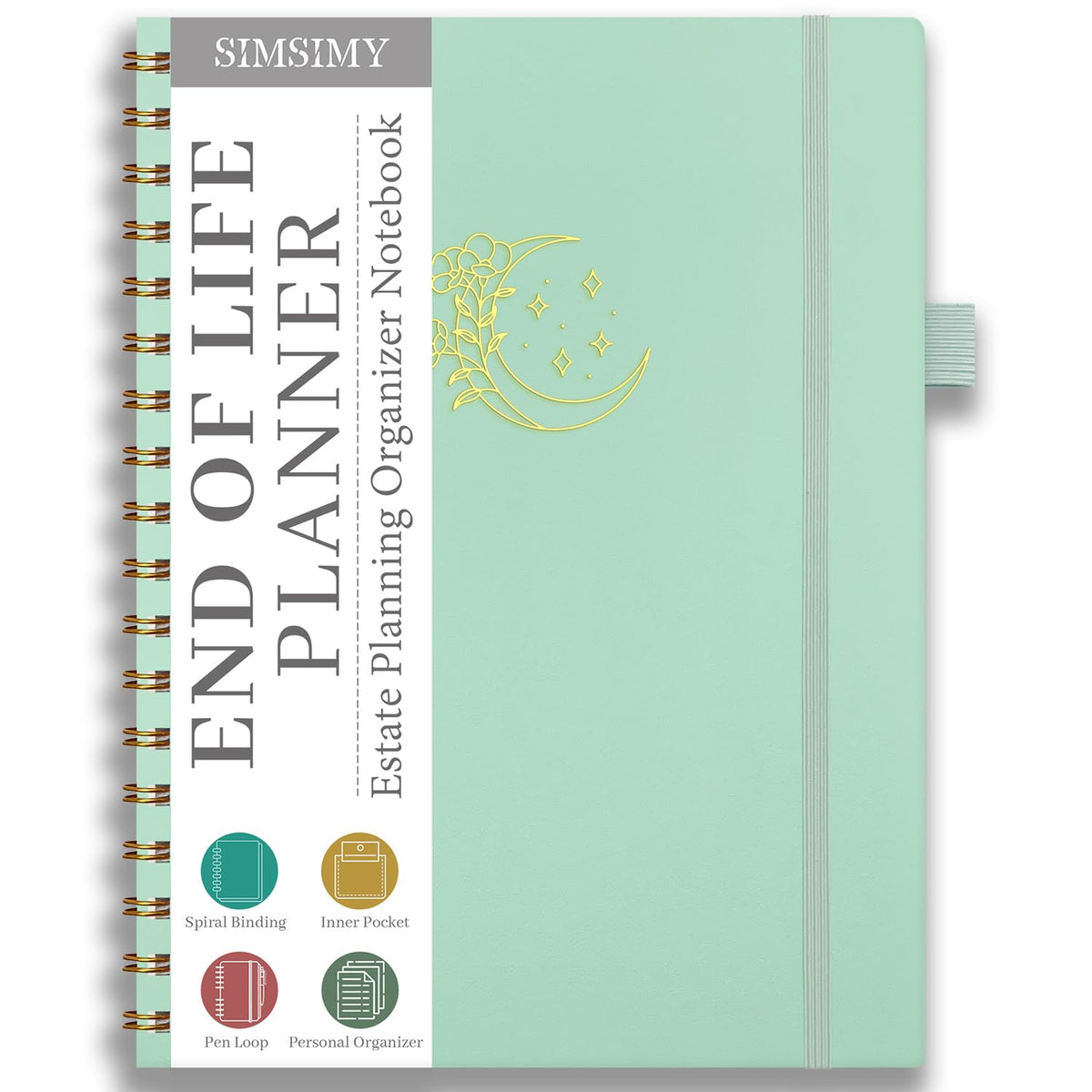 Elbenwald End of Life Planner – Estate Planning & Important Information Organizer | Final Wishes & Legacy Workbook