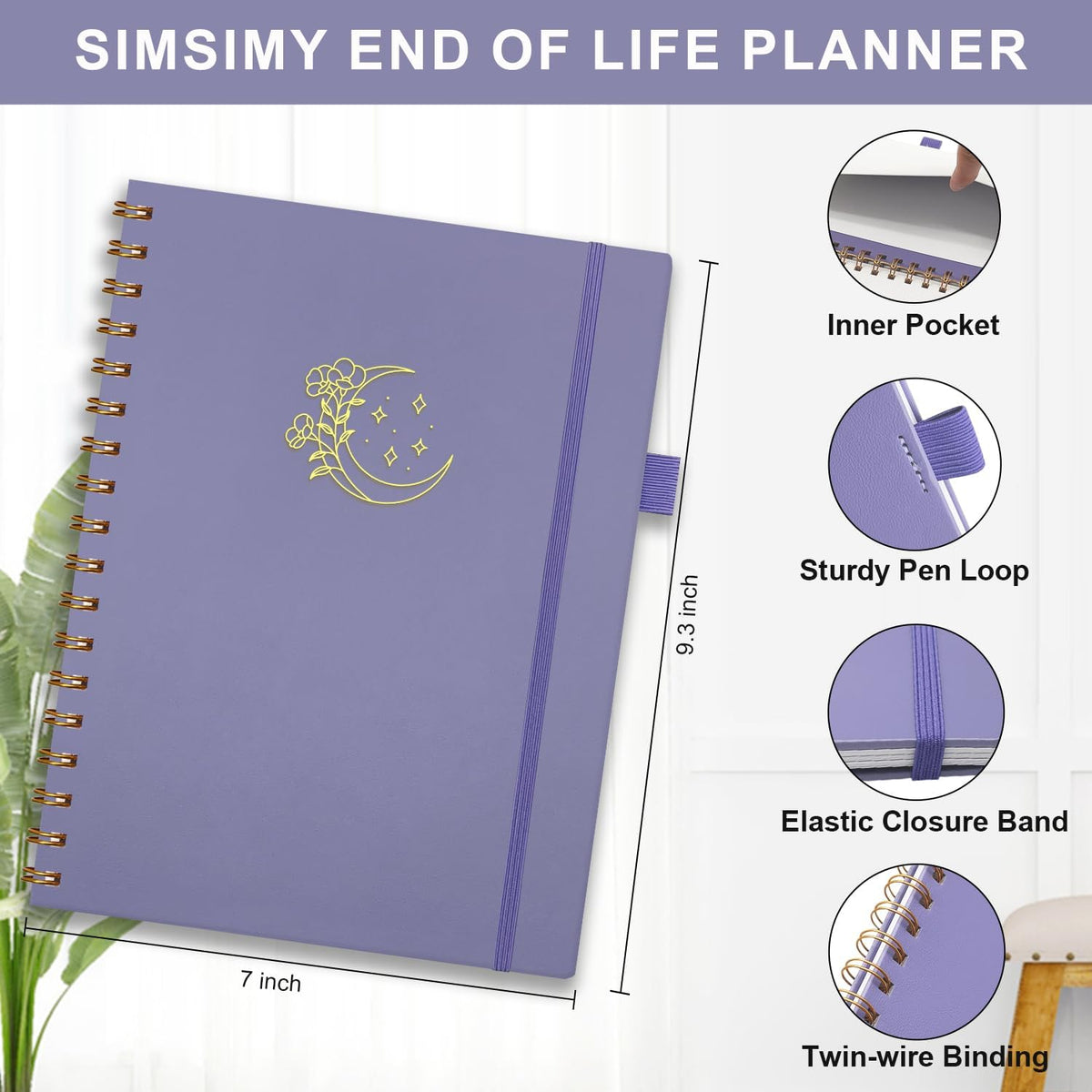 Elbenwald End of Life Planner – Estate Planning & Important Information Organizer | Final Wishes & Legacy Workbook