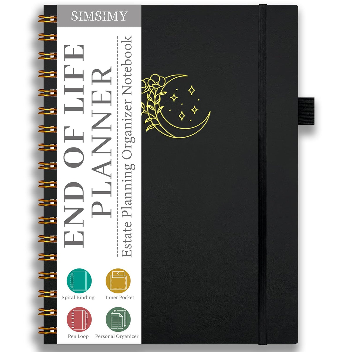 Elbenwald End of Life Planner – Estate Planning & Important Information Organizer | Final Wishes & Legacy Workbook