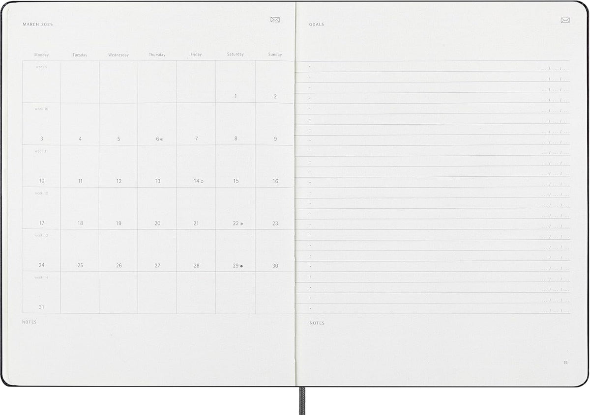 Elbenwald Smart Planner PRO 2025 – Weekly & Monthly Productivity Planner | Goal Setting Professional Organizer 2025